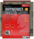 INDASA Rhynowet Red Line Wet Dry Sanding Sheets 9 x 11 Inch 320 Grit Waterproof Latex Backing Abrasive Paper for Wood Metal Automotive Surface Prep Pack of 50