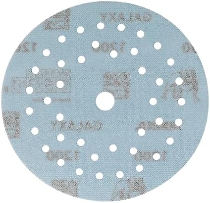 Mirka Galaxy Multifit 5'' Ceramic Sandpaper, 1200 Grit Hook & Loop 50 Pack