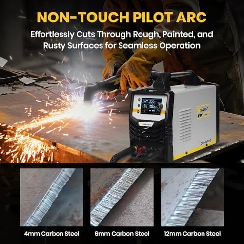 SSIMDER Plasma Cutter 50A Pilot Arc, IGBT PSI/MPA, Auto Repair