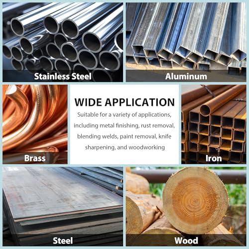 Zirconia Sanding Belts 1-1/2 x 30 Inch 40 Grit for Pipe Belt Sander 10 Pack