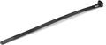 StarTech.com 8"(20cm) Reusable Cable Ties - 1/4"(7mm) Wide, 1-7/8"(50mm) Bundle Dia. 50lb(22kg) Tensile Strength, Releasable Nylon Ties, Indoor/Outdoor, 94V-2/UL Listed, 100 Pack - Black, TAA