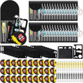 120 Pcs Mini Screwdriver Tape Keychain Set Multitool Pen Card Father's Gifts Bulk Mini Tool Set for Adult Men Dad (Yellow,Black)