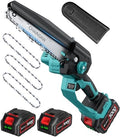 6 inch Mini Chainsaw Cordless for Wood Cutting, 1000W Brushless Motor,