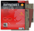 INDASA Rhynowet Red Line Wet Dry Sanding Sheets 9 x 11 Inch 240 Grit Waterproof Latex Backing Abrasive Paper for Wood Metal Automotive Surface Prep Pack of 50