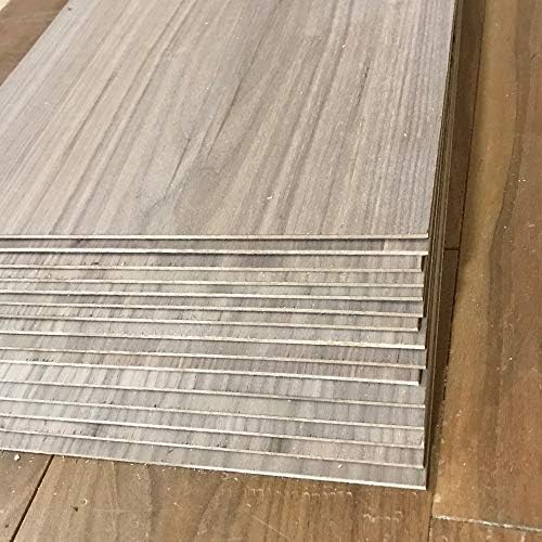 1/8" x 12" x 12" Walnut Plywood - Perfect for CNC & Laser Cutting - Cherokee Wood Products (24pcs)