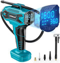 LIVOWALNY Tire Inflator Air Compressor Compatible with Makita 18V Battery, 160PSI Cordless Portable Electric Air Pump with Digital Pressure Gauge for Car Motorcycles Bike Sport Ball Auto (Tool Only)