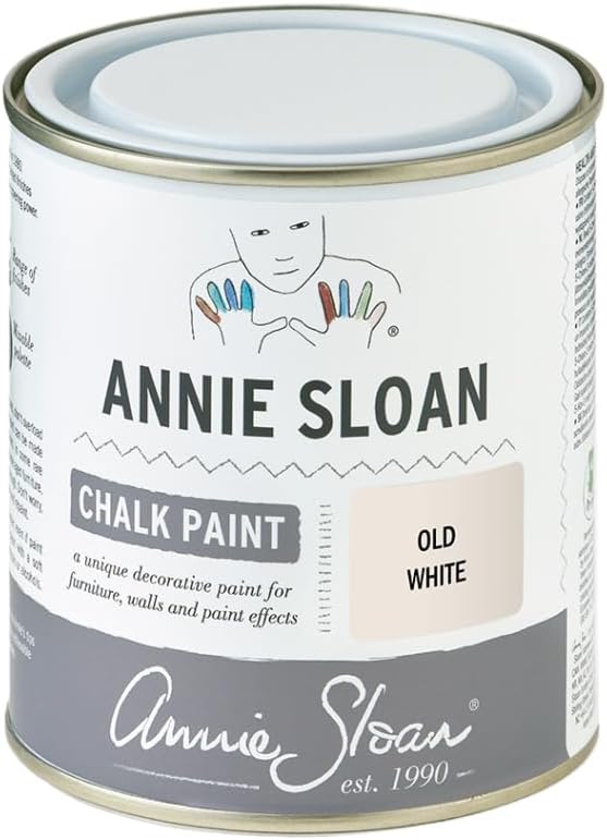 Annie Sloan Chalk Paint® (Old White, 500 ml/16.9 Fl Oz) a unique decorative paint for furniture, cabinets and home décor with no sanding or priming