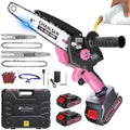Mini Chainsaw with 1000W Brushless Motor, 8 inch & 6 inch 2 Batteries