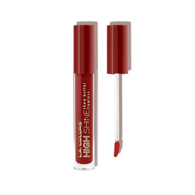 L.A. COLORS High Shine Lipgloss, Scarlett CLG942