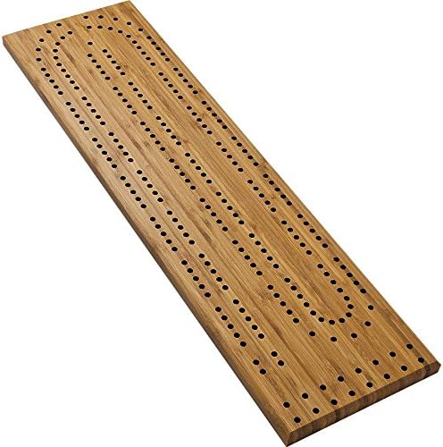 Bamboo Lumber by the Piece – Durable Silky Smooth Bamboo Wood Sheets w/Distinctive Striated Appearance – Perfect Rectangle Wood Pieces for Crafts Like Small Bookcases, Cabinets & Cribbage Blanks