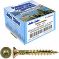 Jake Sales #10 X 1-1/2" Gold Star Wood Screw Torx/Star Drive Flat Head (1 Pound - 131 Approx. Screw Count) - Multipurpose Torx/Star Drive Wood Screws