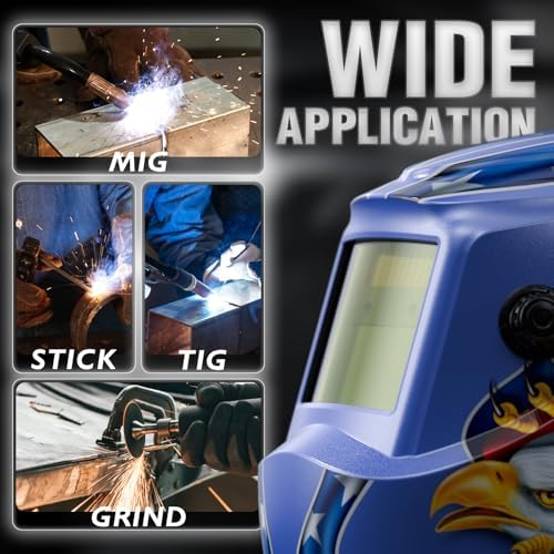 YESWELDER Auto Darkening Welding Helmet 1/1/1/1 True Color, LYG-L600A