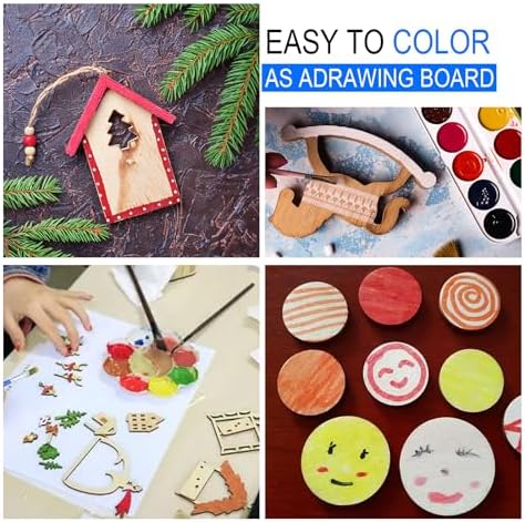 24 Pack 12 x 12 x 1/8 Inch 3mm Basswood Plywood Sheets for Laser Cutting, Wood Burning, DIY Crafts