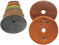Grit 200 (10 Pieces) 5" Diamond Polishing Pads for Granite Marble Concrete Stone polishing Wet Grinder