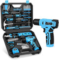 139-Piece Home Tool Kit with 8V Cordless Drill and Storage Case