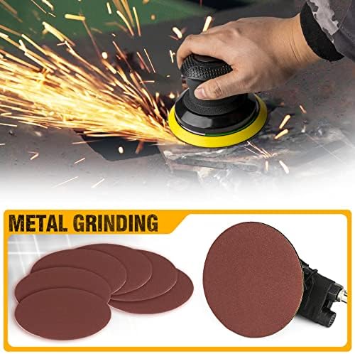 Autolock 6 Inches Air Random Orbital Sander, Pneumatic Palm Sander 1pcs