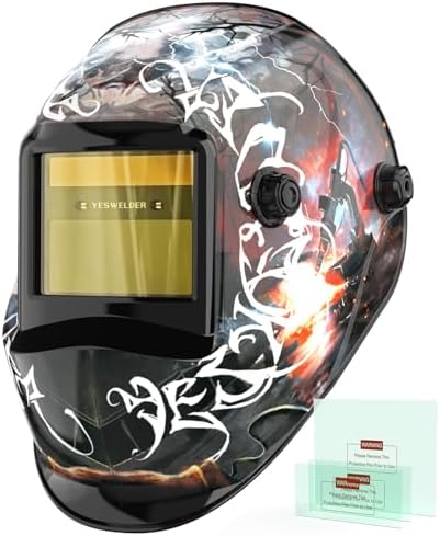 YESWELDER Auto Darkening Welding Helmet 1/1/1/1 True Color, LYG-L600A