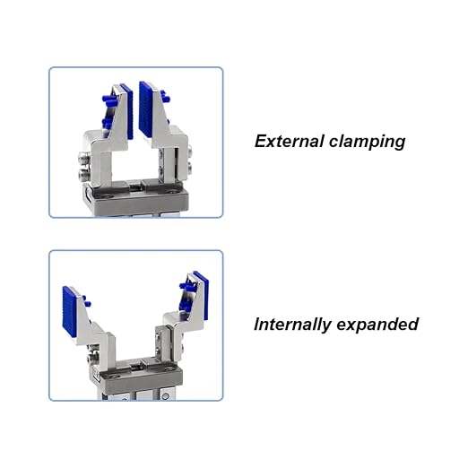 1pcs MHZ2 Finger Cylinder Parallel clamp Claw Fixture MHZ2-16D MHZ2-20D Bracket Extended Internal Support Bracket(MHZ2-16D RK16)