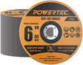 POWERTEC Cut Off Wheels 50 Pack, 6" Aluminum Oxide 60 Grit (14021-P2)
