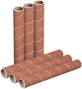 POWERTEC 11210-P2 4.5 Inch Sanding Sleeves for Spindle Sander, 120 Grit, Aluminum Oxide Sandpaper Diameter 1/2 Inch – 6 Pack