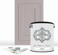 ALL-IN-ONE Paint by Heirloom Traditions, Haze (Gray Lavender), Gallon - Durable cabinet and furniture paint. Built in primer and top coat, no sanding needed. Includes our 30 featured color card.