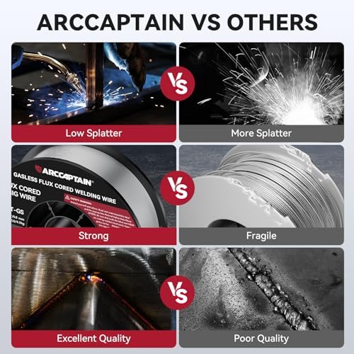 ARCCAPTAIN Flux Core Welding Wire E71T-GS .030" 10LB x 1