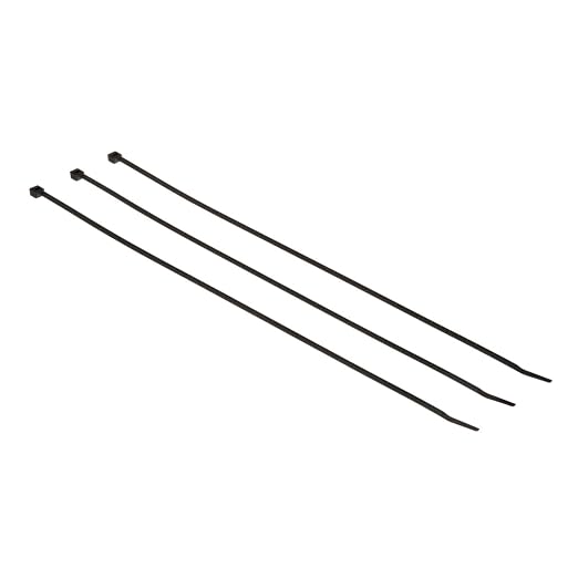 3M Standard Cable Tie, Black/Nylon, 50 lbs. Tensile, 15 inches, Pack of 500 | CT15BK50-D