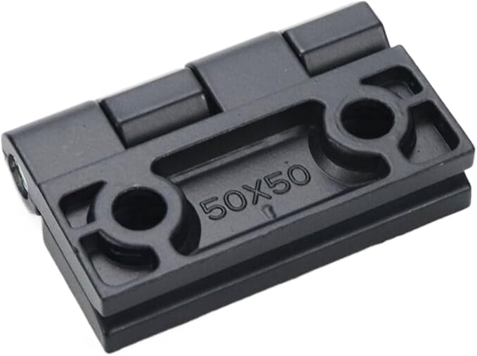 4 Pcs Metal Foldable Butt Hinge Zinc Alloy Ball Bearing Butt Hinge for Cabinet Door Closet,2×2 inch，Black