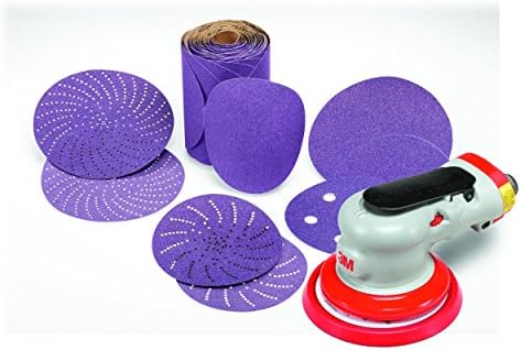 Cubitron Hookit Paper Disc 732U, 80+ C-Weight, 6 in x NH, Die 600Z (Pack of 50)