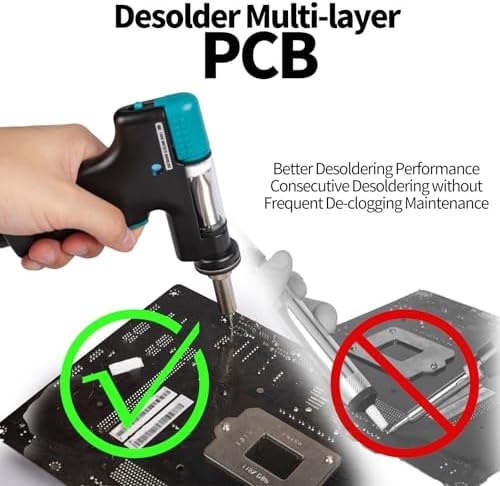 YIHUA 948D-I Desoldering Station 110W High Performance ESD-Safe with Temperature Control 716-896°F Adjustable, 3 Pre-set Channels, °C/°F Conversion, Auto Stand-by, Sleep Mode