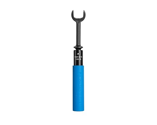 Jonard Tools TWAF-5815 Torque Wrench, Full Head 5/8", 15 in-lb - CATV/COAX/VDV Tool with Audible Click, Cushion Grip, Angled Head, High Carbon Steel