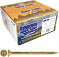 Jake Sales #8 x 2-1/2" Gold Star Wood Screw Torx/Star Drive Flat Head (Full Box). Approx. Qty 2,500 Screw Count.
