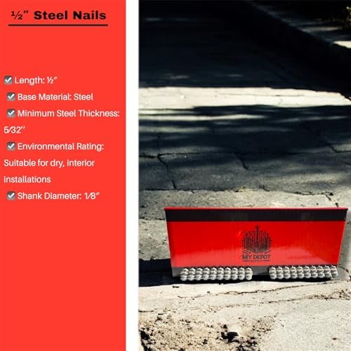 BX3 ½″ Steel Nails For Hilti BX3-1,000 X-S B3 MX STEEL NAILS Compatible
