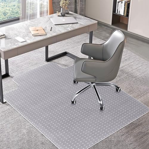 BesWin Office Chair Mat for Carpet, 30" x 48" Low Pile Carpet Protector Mat