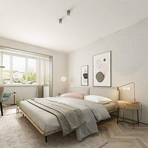Cohoo Home Silk White Wallpaper Peel and Stick Contact Paper White Textured Contact Paper for Cabinets Self Adhesive Removable Wallpaper for Bedroom Wall Sticky Waterproof Shelf Liner 15.7inW 118inL