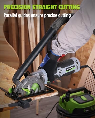 WORKPRO 5.8Amp 3500RPM Circular Saw with Parallel Guide