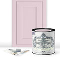 ALL-IN-ONE Paint by Heirloom Traditions, Peony (Pale Pink), Quart - Durable cabinet and furniture paint. Built in primer and top coat, no sanding needed. Includes our 30 featured color card.