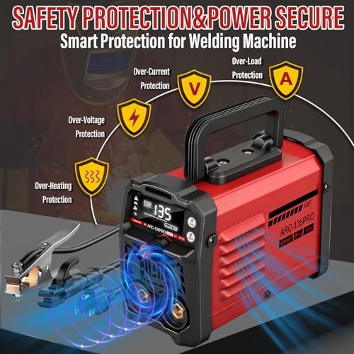 MMA-135PRO Stick Welder 110V, Lift TIG 2-in-1 Mini Welder for DIY