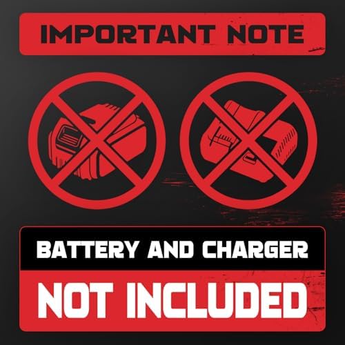 LIVOWALNY 220-250W Power Inverter Compatible with Milwaukee 18V Battery - DC 18V to AC 110-120V Power Station with 1 AC Outlet - 2 USB 1 Type-C & LED Light for Camping Power Outage - Tool Only(2 Pack)