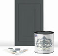 ALL-IN-ONE Paint by Heirloom Traditions, Daring (Deep Charcoal), Quart - Durable cabinet and furniture paint. Built in primer and top coat, no sanding needed. Includes our 30 featured color card.