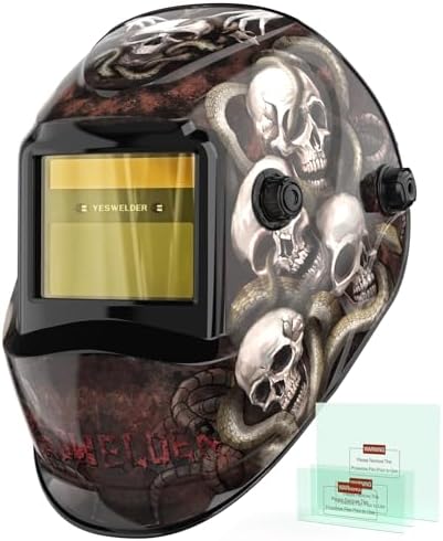 YESWELDER Auto Darkening Welding Helmet 1/1/1/1 True Color, LYG-L600A