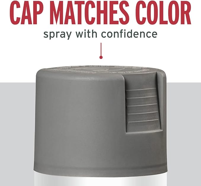 Rust-Oleum 312819 Stops Rust Spray Paint, 12 oz, Satin Coastal Gray