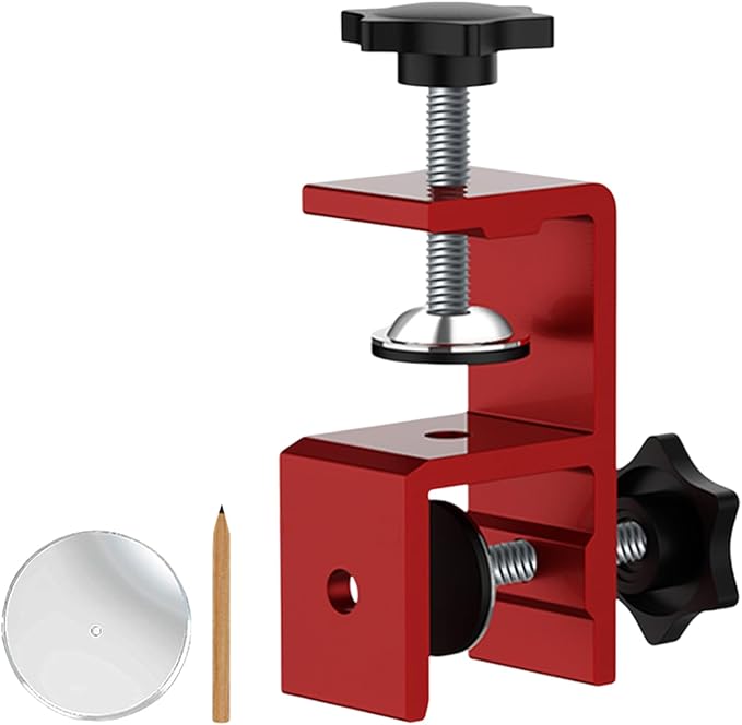0-25mm Woodwork Clamp Closure Scriber Wardrobe Marking Clamping Jig Aluminum Alloy Fixing Clip for Carpentry Woodworking