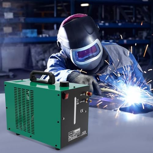 1500W Tig Cooler, Tig Welder Torch Water Cooling Machine with Water Pipes, One-Click Start Switch Electric Welder Torch Water Cooling System, 1.8-2.4Gal/min Flow -4~140℉ Operating Temp (8L)