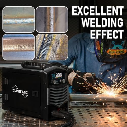 Sunstac 140A 3 in 1 MIG Welder 110V with IGBT Inverter