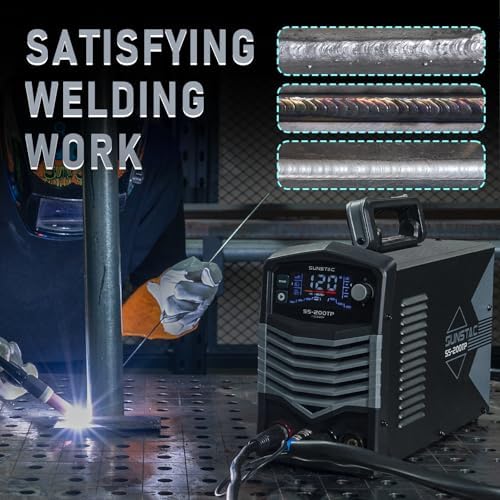 Sunstac 200A TIG Welder with Pulse, 110V/220V Dual Voltage
