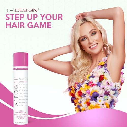 TRIDESIGN Aerogel Strong Hold Volumizing Hair Spray - 10.5 oz, 6 Pack