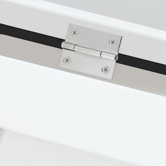 MY MIRONEY 40PCS Stainless Steel Folding Hinges 2 Inch Silver Cabinet Door Hinge Home Furniture Hardware Hinge for Wooden Box, Door and Window, DIY Projects