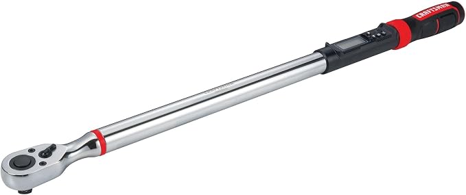 CRAFTSMAN Digital Torque Wrench, 1/2-Inch, 50-250 FT-LB, CMMT99436 | SAE