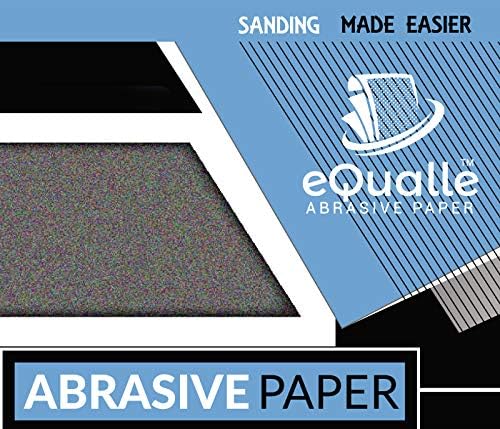 1000 Grit Sandpaper Sheets, 9 x 11 in Silicon Carbide, Pack of 10 for Wet Dry Finishing, Automotive Paint Prep, Plastic Polish, Metal Smoothing, Wood Sealer Scuffing, Clear Coat Work, Final Stage